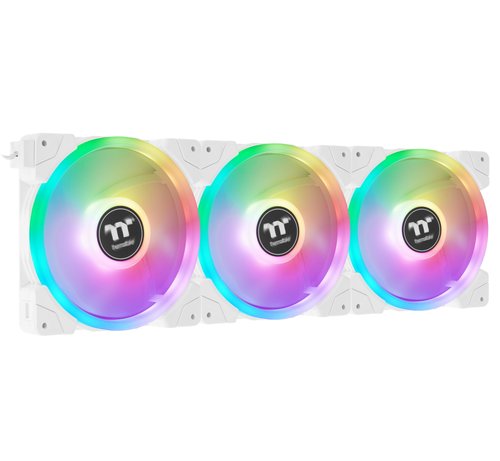 Комплект вентиляторов Thermaltake SWAFAN EX14 RGB WHITE 3 Pack [CL-F162-PL14SW-A] белый