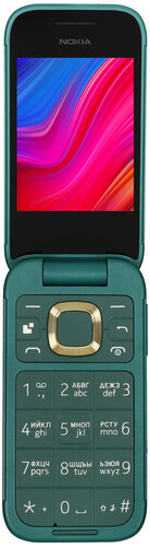 Сотовый телефон Nokia 2660 Flip зеленый/черный