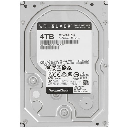 4 ТБ Жесткий диск WD Black [WD4006FZBX]