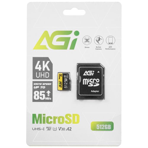Карта памяти AGI TF138 microSDXC 512 ГБ [AGI512GGSTF138]