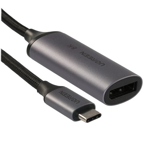 Переходник однонаправленный Ugreen DisplayPort - USB Type-C, 0.1 м