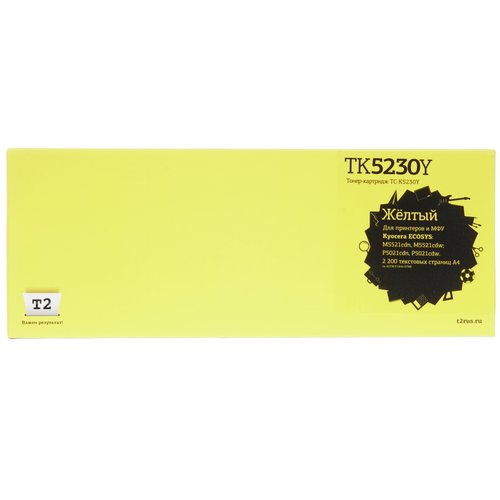 Тонер-картридж лазерный T2 TC-K5230Y желтый