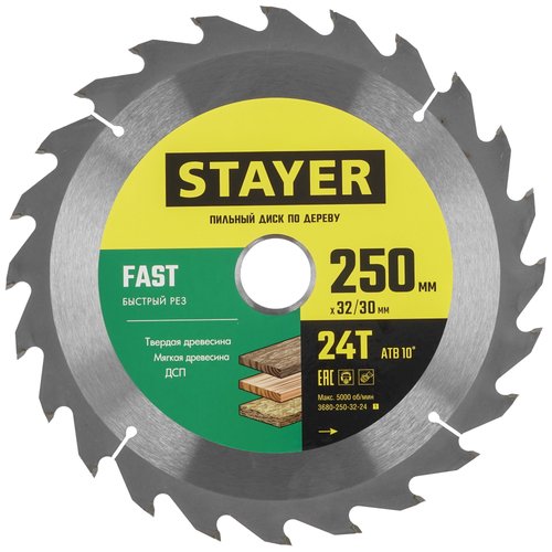 Диск пильный STAYER 3680-250-32-24_z01