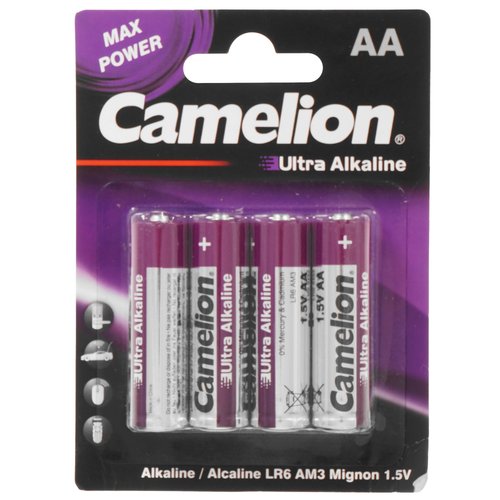 Батарейка Camelion Ultra LR6-BP4UT AA (LR6/ER14505/FR6/R6P)