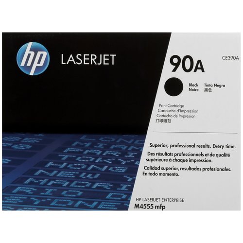 Картридж лазерный HP 90A (CE390A) черный