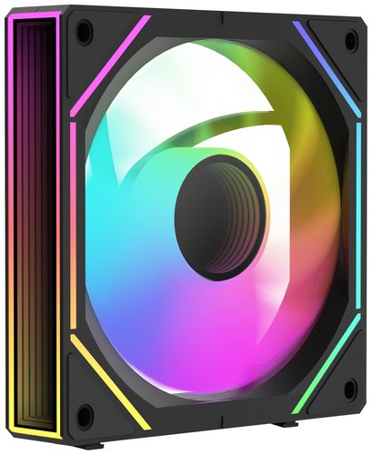 Реверсный вентилятор Ocypus Gamma F12 UNI ARGB REVERSE BLADE [Gamma-F12-BK1AM01U-GL] черный