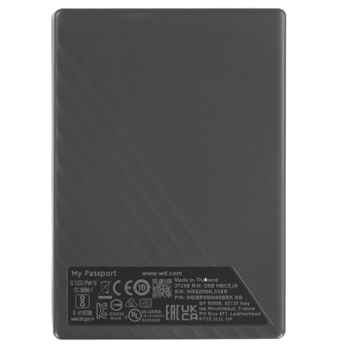 6 ТБ Внешний HDD WD My Passport [WDBR9S0060BBK-CESN]