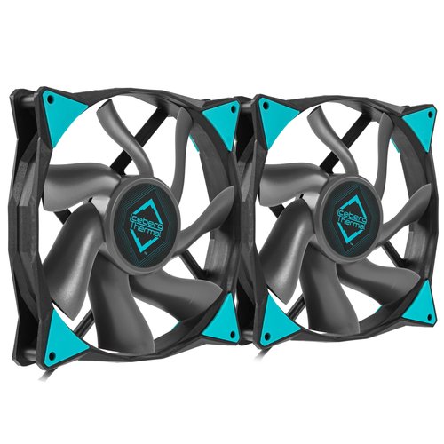 Комплект вентиляторов Iceberg Thermal IceGALE 140mm [IceGALE140mmBLACK2P] черный