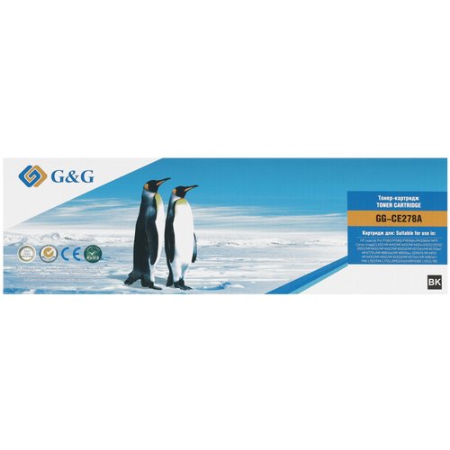 Картридж лазерный G&G GG-CE278A черный