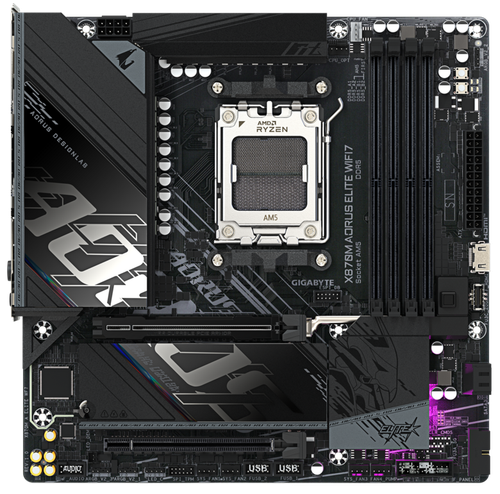 Материнская плата GIGABYTE X870M AORUS ELITE WIFI7