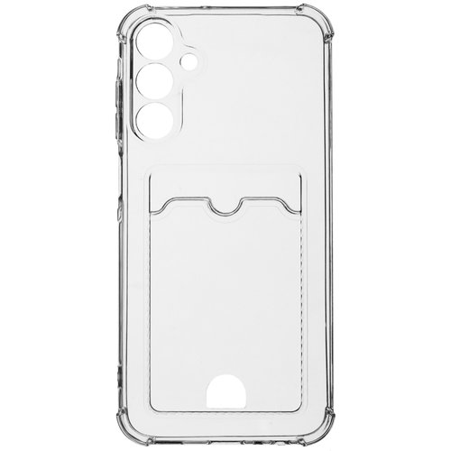 Накладка  DF Card Case для Samsung Galaxy A15 прозрачный