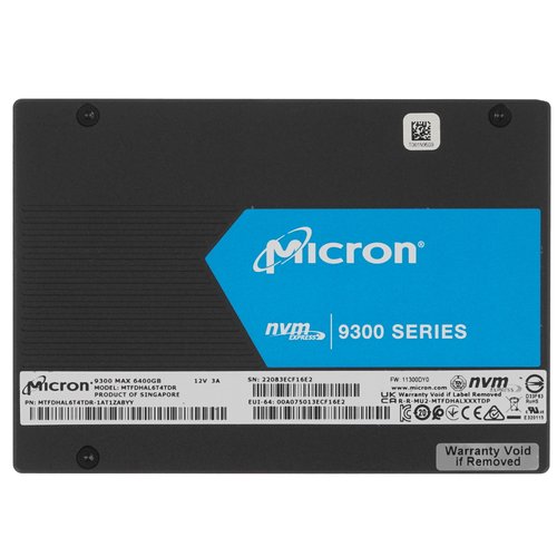6400 ГБ Серверный SSD Micron 9300 MAX [MTFDHAL6T4TDR-1AT1ZABYY]