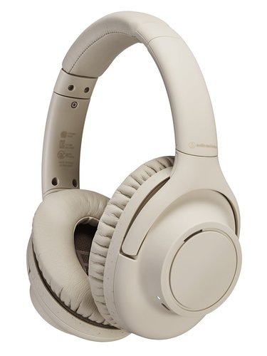 Беспроводные/проводные наушники Audio-Technica ATH-S300BT  бежевый 2024