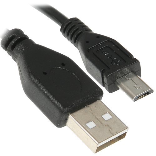Kabel FinePower micro USB-B - USB Type-A qora