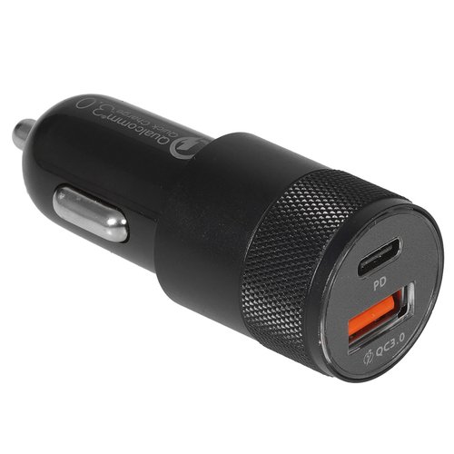 Автомобильное ЗУ Cablexpert MP3A-UC-CAR24 черный
