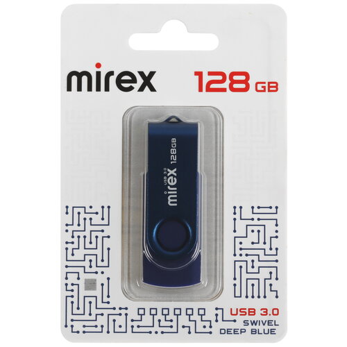 Память USB Flash 128 ГБ Mirex SWIVEL [13600-FM3BS128]