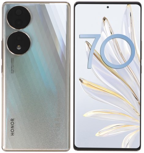 6.67" Смартфон HONOR 70 256 ГБ серебристый