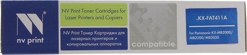 Картридж лазерный NV Print KX FAT411A черный