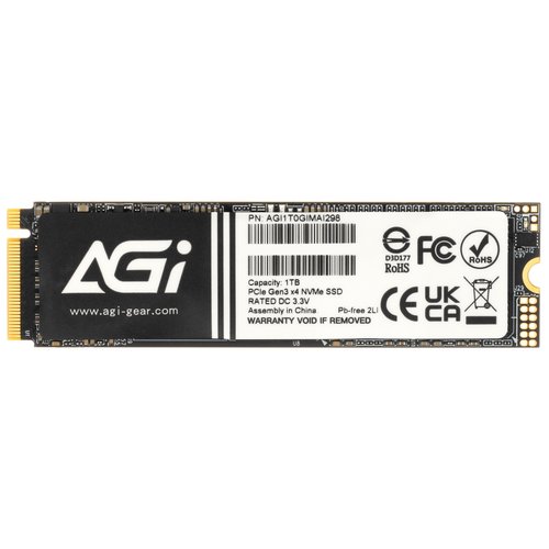 1000 ГБ M.2 NVMe накопитель AGI AI298 [AGI1T0GIMAI298]