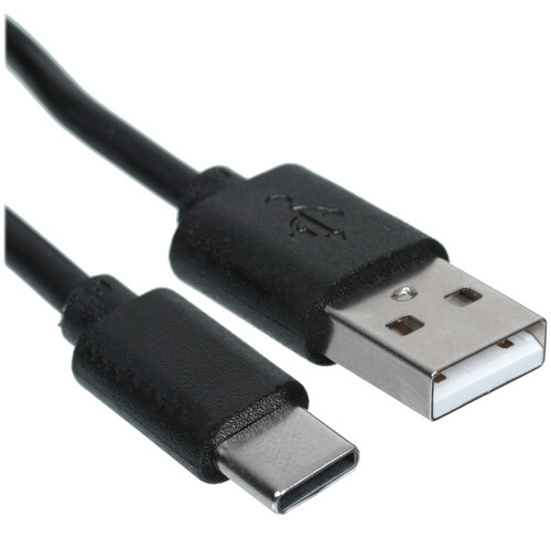 Кабель Aceline USB Type-C - USB Type-A черный 1 м