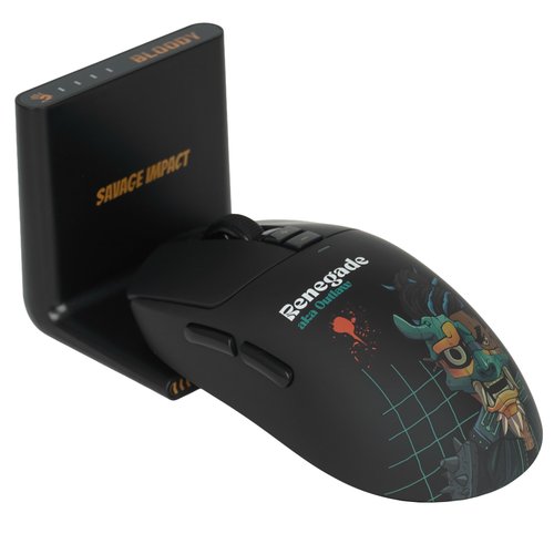 Mouse wireless/wired A4Tech Bloody R72 Ultra Duo [R72ULTRADUORENEGADEMIDNIGHT] black