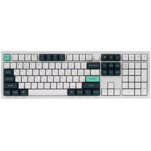 Клавиатура  проводная + беспроводная Keychron Q6 HE цвет белый
