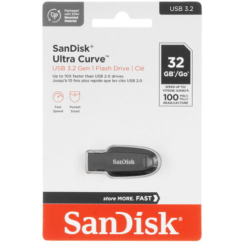 Память USB Flash 32 ГБ SanDisk Ultra Curve [SDCZ550-032G-G46]