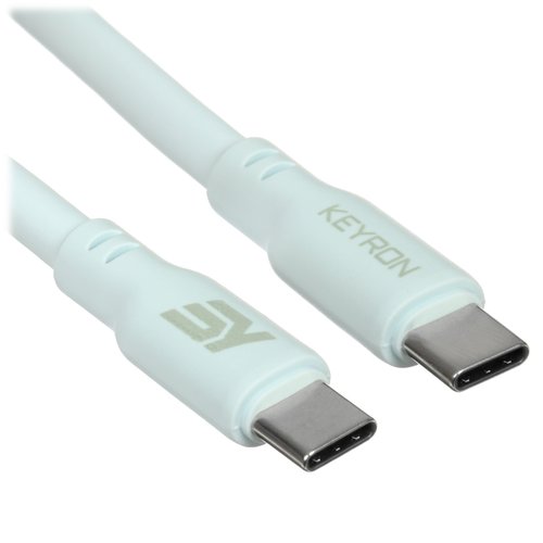 Кабель KEYRON USB Type-C - USB Type-C голубой