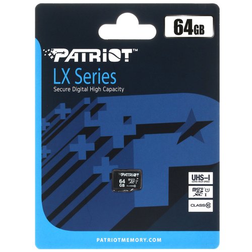 Xotira kartasi Patriot LX microSDXC 64 GB [PSF64GMDC10]