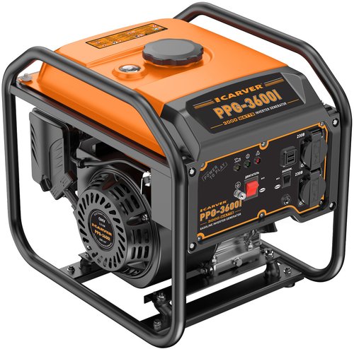 Электрогенератор   бензиновый Carver PPG-3600I