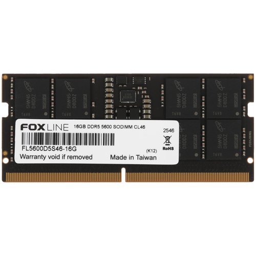 Купить Оперативная память SODIMM Foxline OEM [FL5600D5S46-16G] 16 ГБ в ...