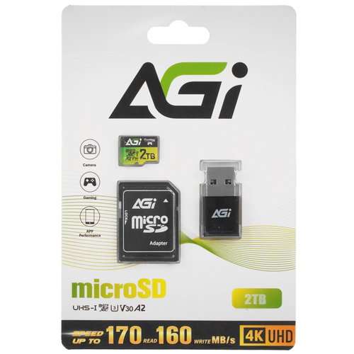 Карта памяти AGI TF138 microSDXC 2048 ГБ [AGI2T0G2BTF138]