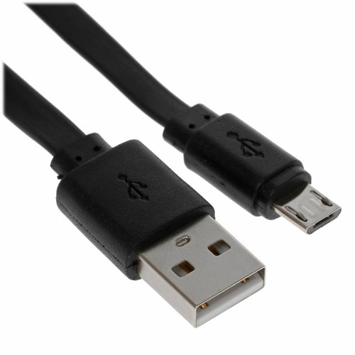 Кабель FinePower micro USB-B - USB Type-A черный 1 м