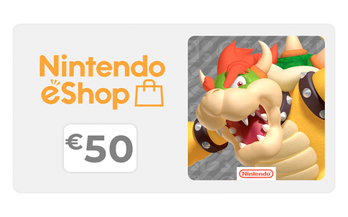 Купить Пополнение баланса сервиса Nintendo eShop 50 EUR в интернет ...