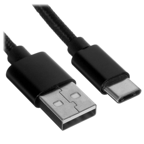 Cable DEXP USB Type-C - USB Type-A black 1 m