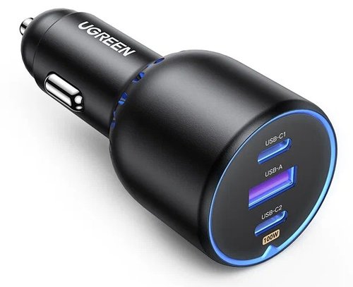 Автомобильное ЗУ Ugreen CD293 черный