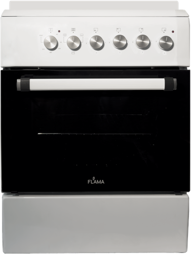 Electric stove FLAMA RE 1402 W white