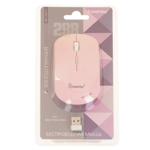 Мышь беспроводная Smartbuy 288 [SBM-288AG-P] розовый