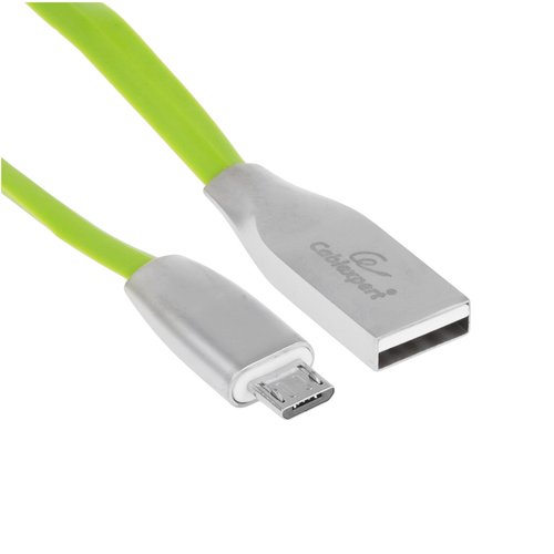 Кабель Cablexpert micro USB-B - USB Type-A зеленый 1 м
