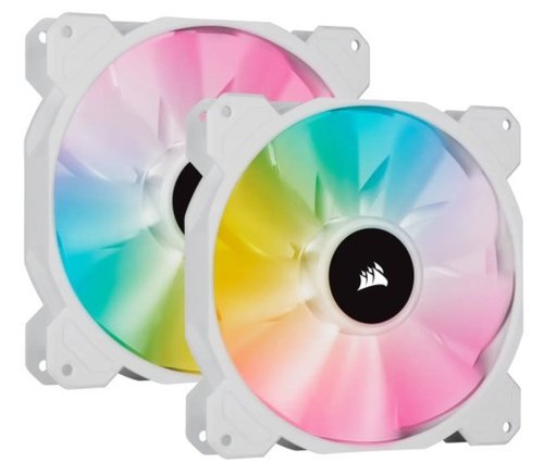 Комплект вентиляторов Corsair iCUE SP140 RGB ELITE Performance [CO-9050139-WW] белый
