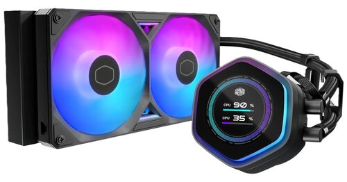 Система охлаждения Cooler Master ML 240 Atmos II LCD ARGB черная