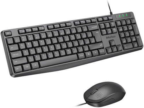 Keyboard and mouse  Wired  Meetion C235 black