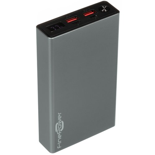 Портативный аккумулятор FinePower Bullet II серый