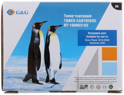Картридж лазерный G&G NT-106R02183 черный, с чипом