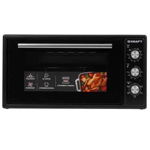 Мини-печь Kraft KF-MO 4806 FBL черный