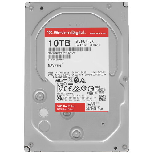10 ТБ Жесткий диск WD Red Pro [WD103KFBX]