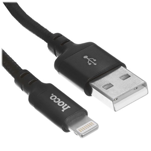 Кабель Hoco Lightning 8-pin - USB Type-A черный