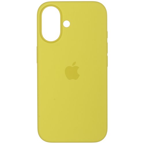 Накладка  Apple Silicone Case для Apple iPhone 16 желтый