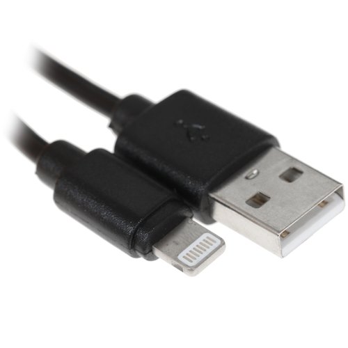Кабель FinePower Lightning 8-pin - USB Type-A черный 0.5 м