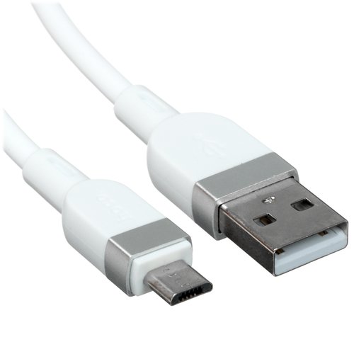 Кабель Hoco micro USB-B - USB Type-A белый